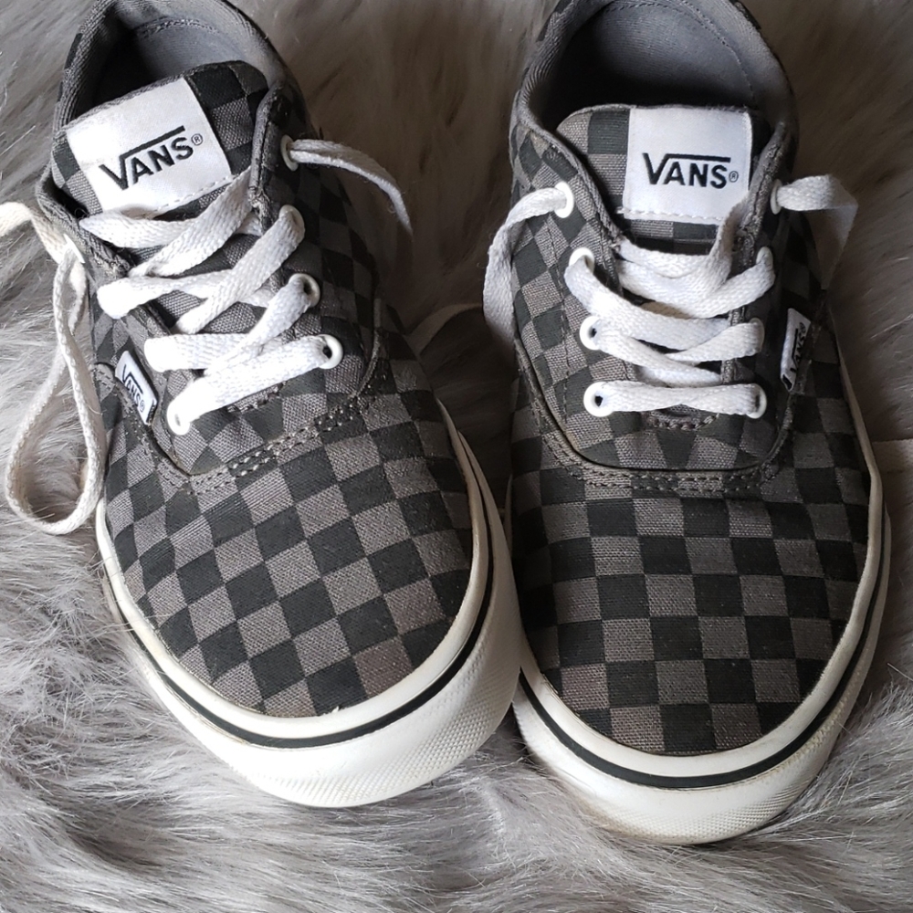 Youth checkered Vans